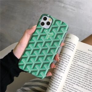 Trendy Brand Green Pattern iPhone Case