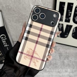 Burberry checkered style phone case