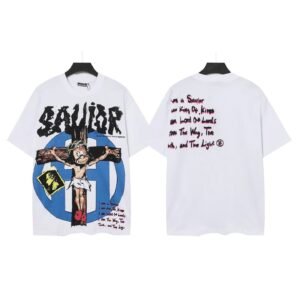 Hellstar Savior Print White T-shirt