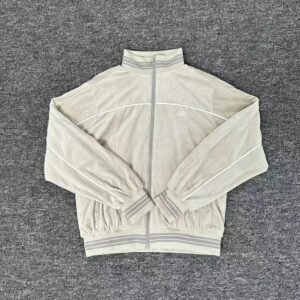 Corteiz retro light gray jacket