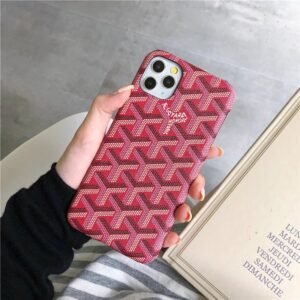 Goya iPhone red checkered phone case