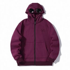 C.P. Aviator Series Retro Style Eggplant Purple Hoodie