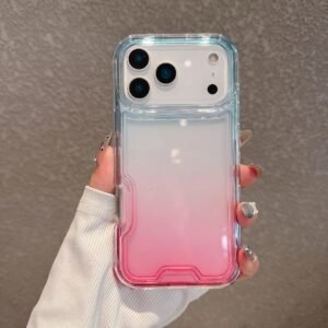 Gradient trendy brand phone case for iPhone