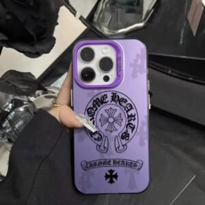Chrome Hearts Trendy and Cool Purple Phone Case
