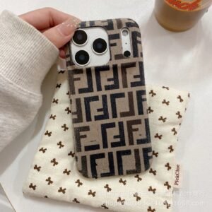 Fendi monogram retro style iPhone case