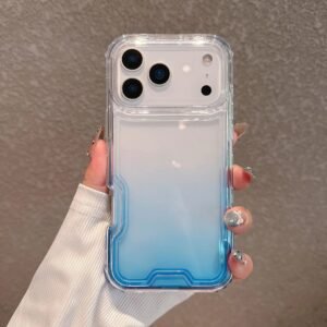 Gradient Transparent iPhone Case for Trendy Brands