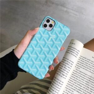 Goya Blue Checkered iPhone Trendy Case