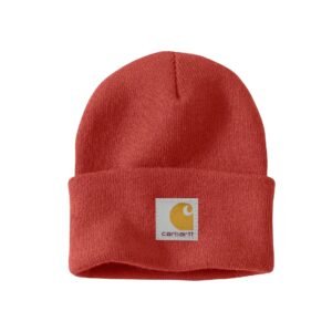 Carhartt classic red knit hat