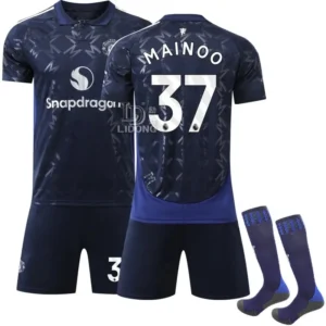 24-25 Manchester United away kit with number