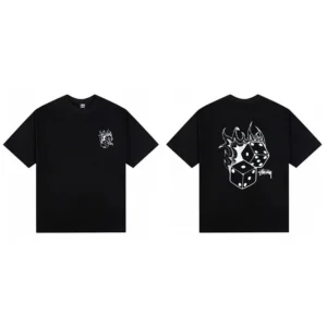 Stussy Dice Print Black T-Shirt