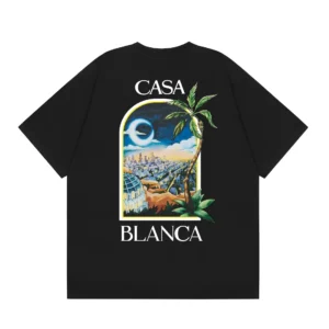 Casablanca City Print Black T-Shirt