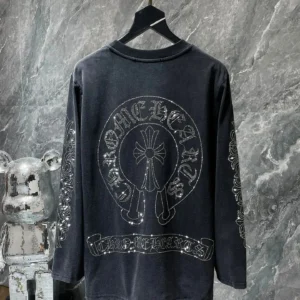 Chrome Hearts Cross Dark Style Black T-Shirt