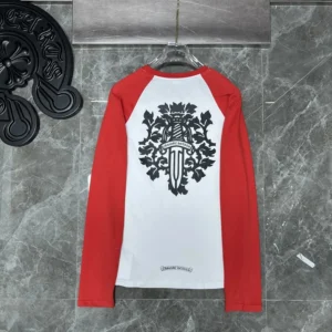 Chrome Hearts Retro Red & White Long Sleeve