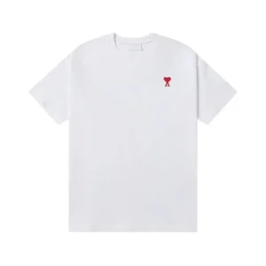 AMI CDG PLAY Minimalist White T-Shirt