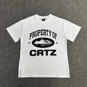 Corteiz Letter Print White T-Shirt