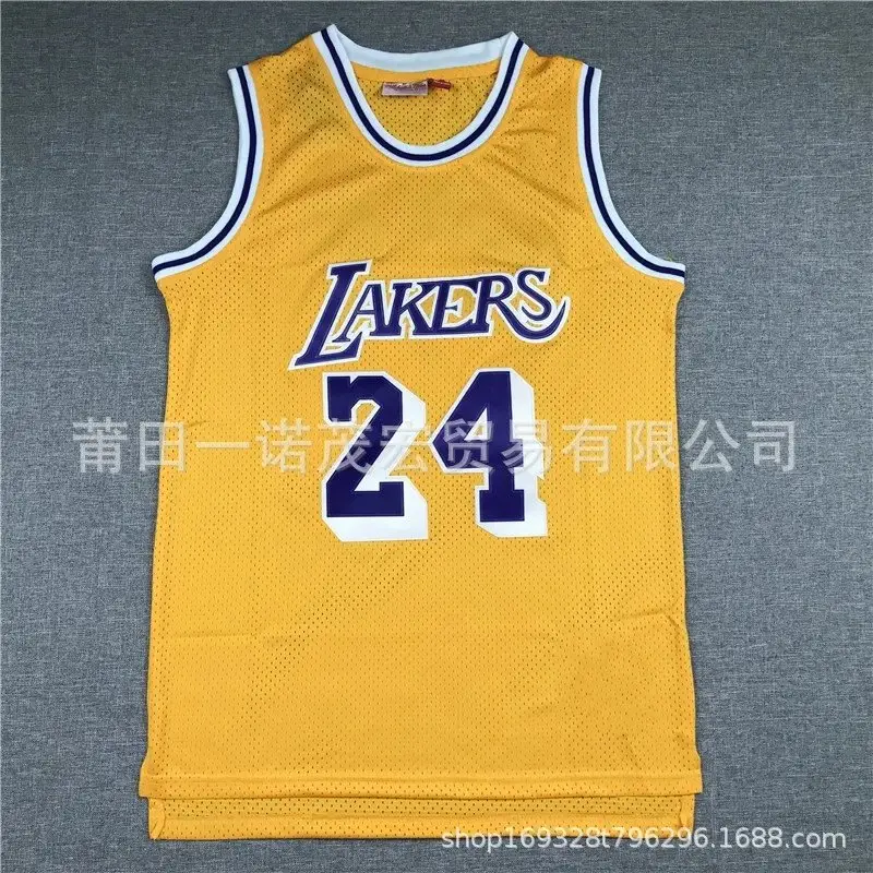 Kobe's No. 24 yellow jersey of the Los Angeles Lakers.