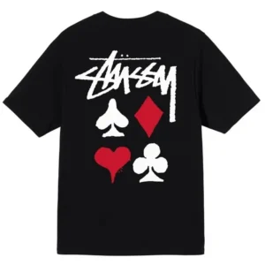 Stussy Poker Style Black T-Shirt