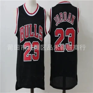 MJ Basketball Series Black and Red Jersey