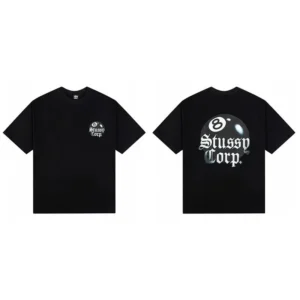 Stussy Corp Series Black Trend T-Shirt
