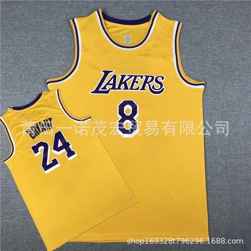 Kobe Bryant's retro yellow jersey of the Los Angeles Lakers