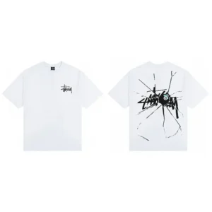 Stussy Distressed White T-Shirt