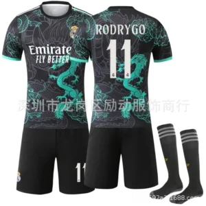 25-26 Real Madrid kit with number