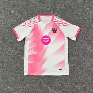 Barcelona's anniversary commemorative pink jersey
