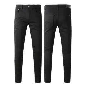 AMI Black Slim-Fit Jeans