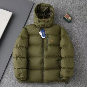 Ralph Lauren American casual army green down jacket