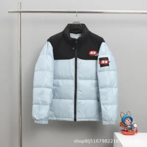 The North Face Strongly Recommended Series Trendy Light Blue Down Jacket