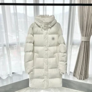 MLB Long Casual Off-White Down Jacket