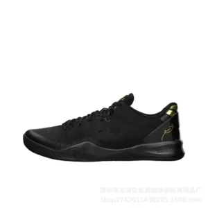 Nike Kobe series black and gold basketball shoes