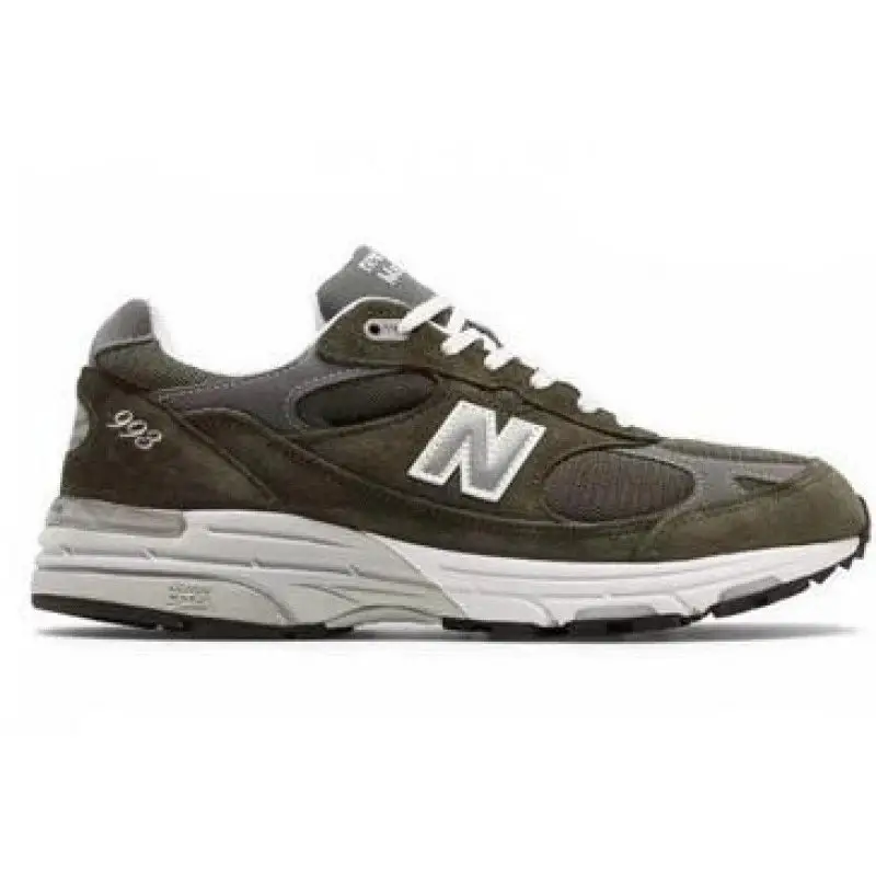 New Balance 993 Retro Style Olive Green Sports Shoes