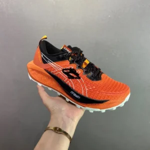 ASICS Cross-country Orange and Black Sports Shoes