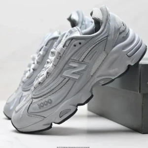 New Balance 1000 retro-style gray shoes