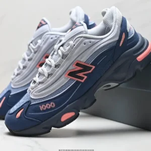 New Balance 1000 Series Retro Style Blue-Gray Sports Shoes