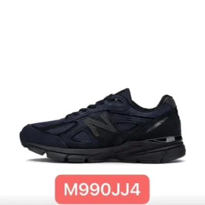 New Balance 990 retro-style black shoes