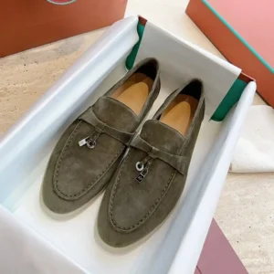 Loro Piana casual style grey shoes