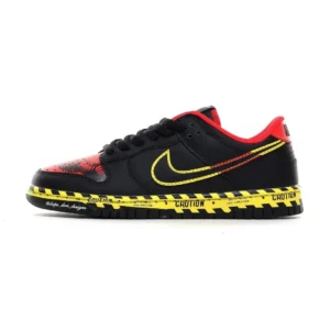 Nike Dunk Trendy Cool Black and Red Athletic Shoes