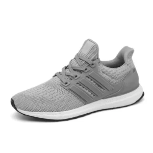 Adidas gray sporty running shoes