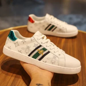 Gucci Bee Series Retro White Shoes