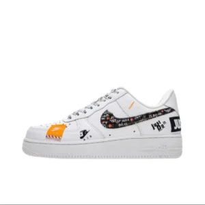 Nike Air Force 1 Graffiti Style White Shoes