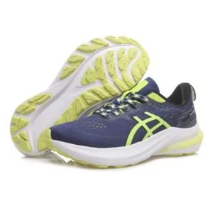 ASICS cushioning sports blue running shoes