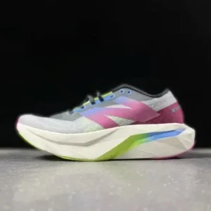 New Balance trendy gray-pink sports shoes