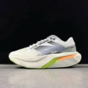 New Balance Racing Style White-Gray Running Shoes