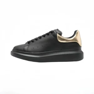 McQueen black and gold casual shoes