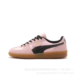 PUMA retro-style pink sneakers