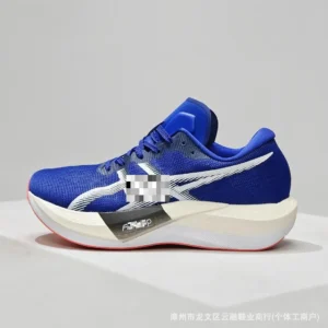 ASICS racing blue and white sports shoes