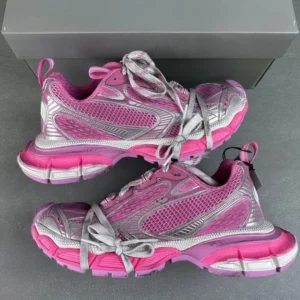 Balenciaga sporty pink-silver shoes