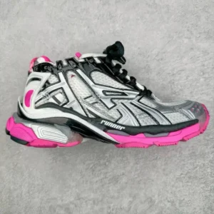 Balenciaga sporty silver powder shoes